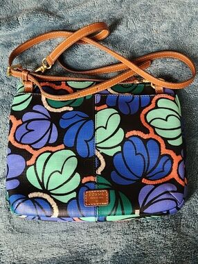 Fossil Floral Crossbody Bag